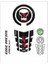 Honda Msx 2014 - 2022 Uyumlu Tank Pad 012 1