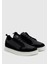 Siyah Deri Erkek Sneaker 2