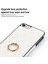 Xstepcase Apple iPhone Se (2020) / Se (2022) / 7/8 4.7 Inç Pu Deri + Tpu Koruyucu Kapak Baskılı Rhombus Izgara Desen Dönme Halkası Kickstand Telefon Kasası (Yurt Dışından) 4