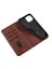 Xstepcase Apple iPhone 12/12 Pro 6.1 Inç Çizgiye Karşı Çizelge Anti Telefon Kılıfı Cüzdan Manyetik Deri Stand Buzağı Doku Telefon Kapağı (Yurt Dışından) 5