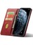 Xstepcase Apple iPhone 11 Pro 5.8 Inç Telefon Standı Için Iş Tarzı Buzağı Doku Cüzdanı Manyetik Deri Telefon Kapağı (Yurt Dışından) 1