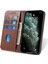 Xstepcase Buzağı Doku Deri Kapağı Apple iPhone 12 Pro Max 6.7 Inç, Manyetik Stand Telefon Kılıf Cüzdanı (Yurt Dışından) 5