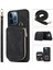 Xstepcase Apple iPhone 13 Pro 6.1 Inç Kart Torbası Tasarım Kickstand Cover Pu Deri Kaplamalı Tpu Telefon Kılıfı El ve Omuz Kayışı (Yurt Dışından) 1