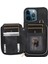 Xstepcase Apple iPhone 13 Pro 6.1 Inç Kart Torbası Tasarım Kickstand Cover Pu Deri Kaplamalı Tpu Telefon Kılıfı El ve Omuz Kayışı (Yurt Dışından) 2