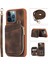 Xstepcase Apple iPhone 13 Pro 6.1 Inç Kart Torbası Tasarım Kickstand Cover Pu Deri Kaplamalı Tpu Telefon Kılıfı El ve Omuz Kayışı (Yurt Dışından) 1