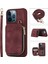 Xstepcase Apple iPhone 13 Pro 6.1 Inç Kart Torbası Tasarım Kickstand Cover Pu Deri Kaplamalı Tpu Telefon Kılıfı El ve Omuz Kayışı (Yurt Dışından) 1