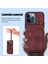 Xstepcase Apple iPhone 13 Pro 6.1 Inç Kart Torbası Tasarım Kickstand Cover Pu Deri Kaplamalı Tpu Telefon Kılıfı El ve Omuz Kayışı (Yurt Dışından) 5
