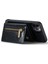 Xstepcase Apple iPhone 11 Pro 5.8 Inç 2'si 1 Arada Pu Deri Kaplamalı Pc+Tpu Geri Kılıf Magnetic Çıkarılabilir Fermuar Cüzdan Kickstand ile Güz Kanıtı Kapak (Yurt Dışından) 3