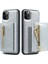 Xstepcase Apple iPhone 11 Pro 5.8 Inç 2'si 1 Arada Pu Deri Kaplamalı Pc+Tpu Geri Kılıf Magnetic Çıkarılabilir Fermuar Cüzdan Kickstand ile Güz Kanıtı Kapak (Yurt Dışından) 1
