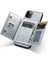 Xstepcase Apple iPhone 11 Pro 5.8 Inç 2'si 1 Arada Pu Deri Kaplamalı Pc+Tpu Geri Kılıf Magnetic Çıkarılabilir Fermuar Cüzdan Kickstand ile Güz Kanıtı Kapak (Yurt Dışından) 2
