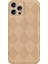 Xstepcase Apple iPhone 12 Pro Max Için 6.7 Inç Anti-Drop Rhombus Için Pu Deri Kaplamalı Pc+Tpu Telefon Kapağı Arka Kabuk (Yurt Dışından) 1