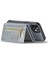 Xstepcase Apple iPhone 12/12 Pro 6.1 Inç 2'si 1 Arada Pu Deri Kaplamalı Pc+Tpu Bırak Geri Kanıtı Kickstand Tasarım Manyetik Çıkarılabilir Fermuar Cüzdan Telefon Kapağı (Yurt Dışından) 3