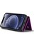 Xstepcase Apple iPhone 12/12 Pro 6.1 Inç 2'si 1 Arada Pu Deri Kaplamalı Pc+Tpu Bırak Geri Kanıtı Kickstand Tasarım Manyetik Çıkarılabilir Fermuar Cüzdan Telefon Kapağı (Yurt Dışından) 4