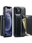 Xstepcase Apple iPhone 12/12 Pro 6.1 Inç 2'si 1 Arada Pu Deri Kaplamalı Pc+Tpu Bırak Geri Kanıtı Kickstand Tasarım Manyetik Çıkarılabilir Fermuar Cüzdan Telefon Kapağı (Yurt Dışından) 1