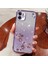 Xstepcase Gradyan Glitter Powder Tpu Apple iPhone 12 6.1 Inç, Rhinestone Dekor Çiçek Desen Anti-Drop Koruyucu Kılıf (Yurt Dışından) 1