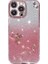Xstepcase Apple iPhone 12 Pro 6.1 Inç Için Gradyan Parıltılı Toz Koruyucu Kapak, Çiçek Desen Rhinestone Dekor Yumuşak Tpu Anti-Damla Çanta (Yurt Dışından) 1