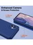 Xstepcase Apple iPhone 12 6.1 Inç Için Kauçuk Tpu 2,2mm Kalınlıkta Fall Anti-Fall Telefon Arka Kapak Fiber Astar Yastıklı Akıllı Telefon Kasası (Yurt Dışından) 4