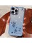 Xstepcase Apple iPhone 12 Pro 6.1 Inç Için Gradyan Parıltılı Toz Koruyucu Kapak, Çiçek Desen Rhinestone Dekor Yumuşak Tpu Anti-Damla Çanta (Yurt Dışından) 1