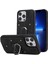 Xstepcase Apple iPhone 13 Pro 6.1 Inç Kart Torbası Tasarım Anti-Fall Cilt Touch Pu Deri Kaplamalı Tpu Geri Kılıfla Manyetik Yüzük Kickstand (Yurt Dışından) 1