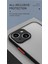 Apple iPhone 13 Kılıf 3D Kamera Korumalı Arkası Mat Kenarları Renkli Smoke Case 3