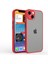 Apple iPhone 13 Kılıf 3D Kamera Korumalı Arkası Mat Kenarları Renkli Smoke Case 1
