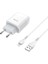 Polham 20W 1 Metre Kablolu 2 USB Girişli Şarj Başlıklı Apple iPhone Şarj Aleti, Ultra Hızlı Apple Şarj 2