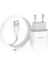 Polham 20W 1 Metre Kablolu 2 USB Girişli Şarj Başlıklı Apple iPhone Şarj Aleti, Ultra Hızlı Apple Şarj 3