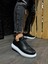 Sneakers Ayakkabı 911 Siyah (Beyaz Taban) 1
