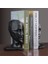 Reçine Insan Yüz Beyin Bookends Vintage Kitap Durdurucu Ayarlanabilir Kitaplık Kitaplar Için Standı Ev Ofis Süslemeleri Masa Organizatör | Bookends (Yurt Dışından) 2