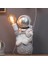 Modern Astronot Masa Lambası Art Deco Reçine Lamba Masa Yatak Odası Lamba Yaratıcı Oturma Odası Loft Dekorasyon Uzay Adam Masa Işık LED (Pil Altın) (Yurt Dışından) 2