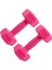 Deluxe Egzersiz Seti Pilates Minderi 2 x 1 kg Dambıl Pilates Lastiği ve Atlama Ipi Seti 5