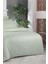Jacquard Stripe Yeşil King Size 260 Tc %100 Pamuk Saten Nevresim Takımı 2