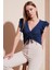 Büzgü Detaylı Kolları Fırfırlı Dar Kesim Crop Bluz Bayan Bluz 5865015 1