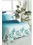 Eddy Mavi King Size (Battal Boy) %100 Pamuk Fancy Poplin Nevresim Takımı 2