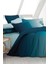 Eddy Mavi King Size (Battal Boy) %100 Pamuk Fancy Poplin Nevresim Takımı 3