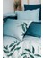 Eddy Mavi King Size (Battal Boy) %100 Pamuk Fancy Poplin Nevresim Takımı 5