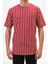 Erkek Tişört-Shirt Çizgili Desen Bol Kalıp Tshirt 1