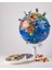 Gürbüz Yayınları My World Globe + Grafik Stant + Pin + Pin Kartları 26 cm Çap 1