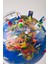 Gürbüz Yayınları My World Globe + Grafik Stant + Pin + Pin Kartları 26 cm Çap 2