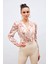 Kruvaze Desenli Bodysuit - Kahve 2