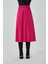 Saten Dökümlü Fuşya Etek 2