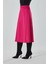 Saten Dökümlü Fuşya Etek 3
