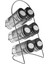Walter Inox 6'lı Standlı Oval Baharat Takımı 5
