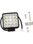 4 Adet 16 LED Off Road Iş Makinesi Kamyon Traktör Projektör Çalışma ve Sis Lambası 48 Watt 1