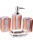 4pcs Banyo Aksesuarları Set Banyo Gülü Için Şeffaf Diş Fırçası Tutucu (Yurt Dışından) 2