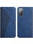Rhombus Desen Cilt-Dokunuş Hissediyorum Manyetik Kapanma Samsung Galaxy S20 Fe 2022/S20 Fe 4G/S20 Fe 5G/S20 Lite Için (Yurt Dışından) 1