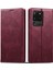 Samsung Galaxy S20 Ultra Pu Deri Manyetik Otomatik Absorbed Flip Case Rfıd Engelleme Cüzdan Stand Telefon Kapağı (Yurt Dışından) 1