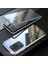 Cep Telefon Torbası Kılıfı Manyetik Kurulum Metal Çerçeve + Temperli Cam Tam Kaplama Telefon Kabuğu [destek Parmak Izi Kilidi] Samsung Galaxy S20 Ultra (Yurt Dışından) 1
