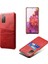 Samsung Galaxy S20 For Ksq Fe 4g/fe 5G/S20 LITE/S20 Fe 2022 Pu Deri + Kart Tutucu Yuvalı Plastik Kabuk (Yurt Dışından) 2