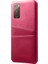 Samsung Galaxy S20 For Ksq Fe 4g/fe 5G/S20 LITE/S20 Fe 2022 Pu Deri + Kart Tutucu Yuvalı Plastik Kabuk (Yurt Dışından) 3